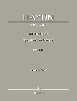 Franz Joseph Haydn Notenblätter Sinfonie H-Dur Hob.I-46 für Orchester