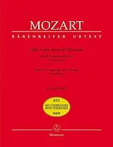 Wolfgang Amadeus Mozart Notenblätter Ah vous dirai-je Maman KV265