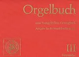  Notenblätter Orgelbuch zum EG Nordelbische Kirche Band 3