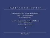  Notenblätter Deutsche Orgel- und Klaviermusik des