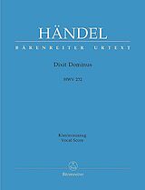 Georg Friedrich Händel Notenblätter Dixit Dominus HWV232