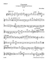 Edward Elgar Notenblätter Konzert e-Moll op.85 für