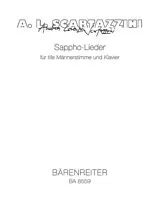 Andrea Lorenzo Scartazzini Notenblätter Sappho-Lieder für Bass und Klavier
