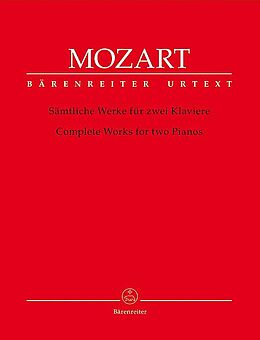 Wolfgang Amadeus Mozart Notenblätter Sämtliche Werke