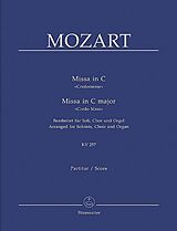 Wolfgang Amadeus Mozart Notenblätter Messe C-Dur KV257 Credomesse