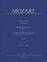 Wolfgang Amadeus Mozart Notenblätter Messe C-Dur KV257 Credomesse