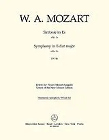 Wolfgang Amadeus Mozart Notenblätter Sinfonie Es-Dur Nr.1 KV16