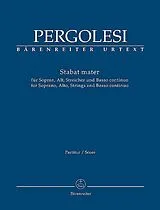 Giovanni Battista Pergolesi Notenblätter Stabat mater