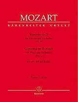 Wolfgang Amadeus Mozart Notenblätter Konzert D-Dur KV175 und Rondo KV382