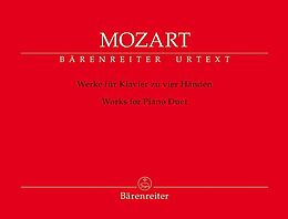 Wolfgang Amadeus Mozart Notenblätter Werke für Klavier zu 4 Händen