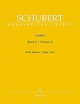 Franz Schubert Notenblätter Lieder Band 2 (op.26 bis op.79)