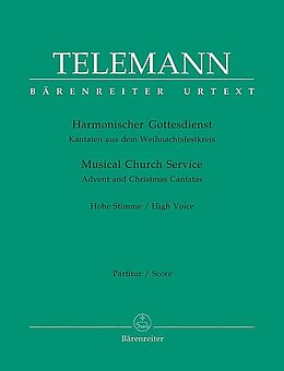 Georg Philipp Telemann Notenblätter Harmonischer Gottesdienst (Weihnachtsfestkreis)