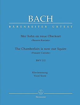 Johann Sebastian Bach Notenblätter Mer hahn en neue Oberkeet