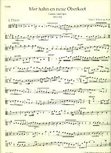 Johann Sebastian Bach Notenblätter Mer hahn en neue Oberkeet