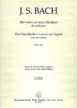 Johann Sebastian Bach Notenblätter Mer hahn en neue Oberkeet