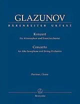 Alexander Glasunow Notenblätter Konzert Es-Dur op.109