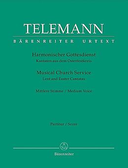 Georg Philipp Telemann Notenblätter Harmonischer Gottesdienst (Osterfestkreis)