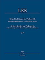 Sebastian Lee Notenblätter 40 leichte Etüden op.70