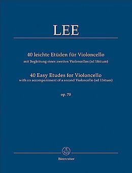 Sebastian Lee Notenblätter 40 leichte Etüden op.70