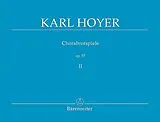 Karl Hoyer Notenblätter Choralvorspiele op.57 Band 2