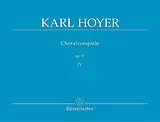 Karl Hoyer Notenblätter Choralvorspiele op.57 Band 4