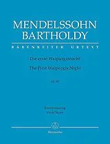 Felix Mendelssohn-Bartholdy Notenblätter Die erste Walpurgisnacht op.60