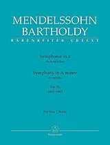 Felix Mendelssohn-Bartholdy Notenblätter Sinfonie a-Moll Nr.3 op.56
