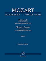 Wolfgang Amadeus Mozart Notenblätter Missa C-Dur KV317