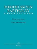 Felix Mendelssohn-Bartholdy Notenblätter Lieder ohne Worte