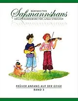 Egon Sassmannshaus Notenblätter Früher Anfang auf der Geige Band 3 - Violinschule