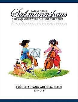 Egon Sassmannshaus Notenblätter Früher Anfang auf dem Cello Band 3