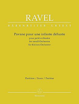 Maurice Ravel Notenblätter Pavane pour une infante défunte pour