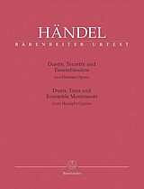 Georg Friedrich Händel Notenblätter Duette, Terzette und Ensemblesätze aus