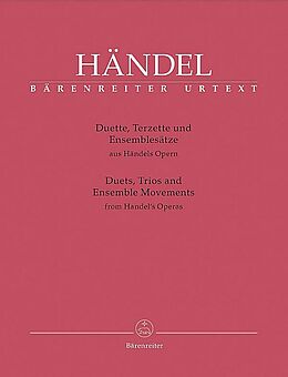 Georg Friedrich Händel Notenblätter Duette, Terzette und Ensemblesätze aus