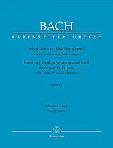 Johann Sebastian Bach Notenblätter Ich hatte viel Bekümmernis