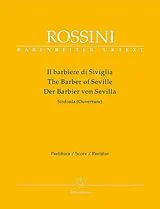 Gioacchino Rossini Notenblätter Ouvertüre zu Der Barbier von Sevilla