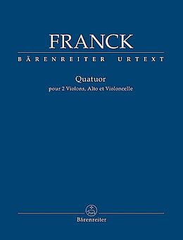 César Franck Notenblätter Streichquartett