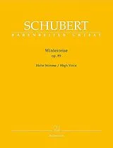 Franz Schubert Notenblätter Winterreise op.89 D911