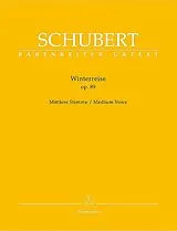 Franz Schubert Notenblätter Winterreise op.89 D911