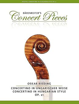 Oskar Rieding Notenblätter Concertino in ungarischer Weise op.21