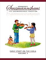 Egon Sassmannshaus Notenblätter Early Start on the Viola vol.3