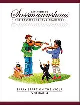 Egon Sassmannshaus Notenblätter Early Start on the Viola vol.4