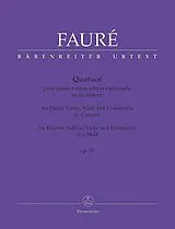 Gabriel Urbain Fauré Notenblätter Quartett op.15