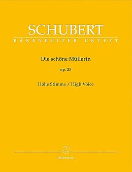 Franz Schubert Notenblätter Die schöne Müllerin op.25 D795