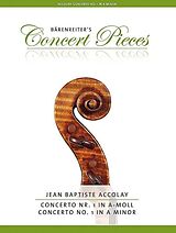 Jean Baptiste Accolay Notenblätter Concerto a-Moll