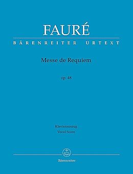 Gabriel Urbain Fauré Notenblätter Messe de Requiem op.48 (Fassung von 1900)