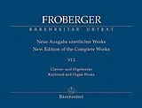 Johann Jacob Froberger Notenblätter Neue Ausgabe sämtlicher Werke Band 6,2
