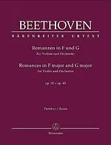Ludwig van Beethoven Notenblätter Romanzen op.50 und op.40