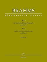 Johannes Brahms Notenblätter Trio op.114 für Klarinette (Viola)