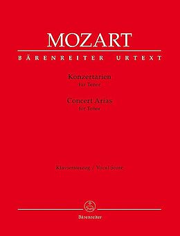 Wolfgang Amadeus Mozart Notenblätter Konzertarien